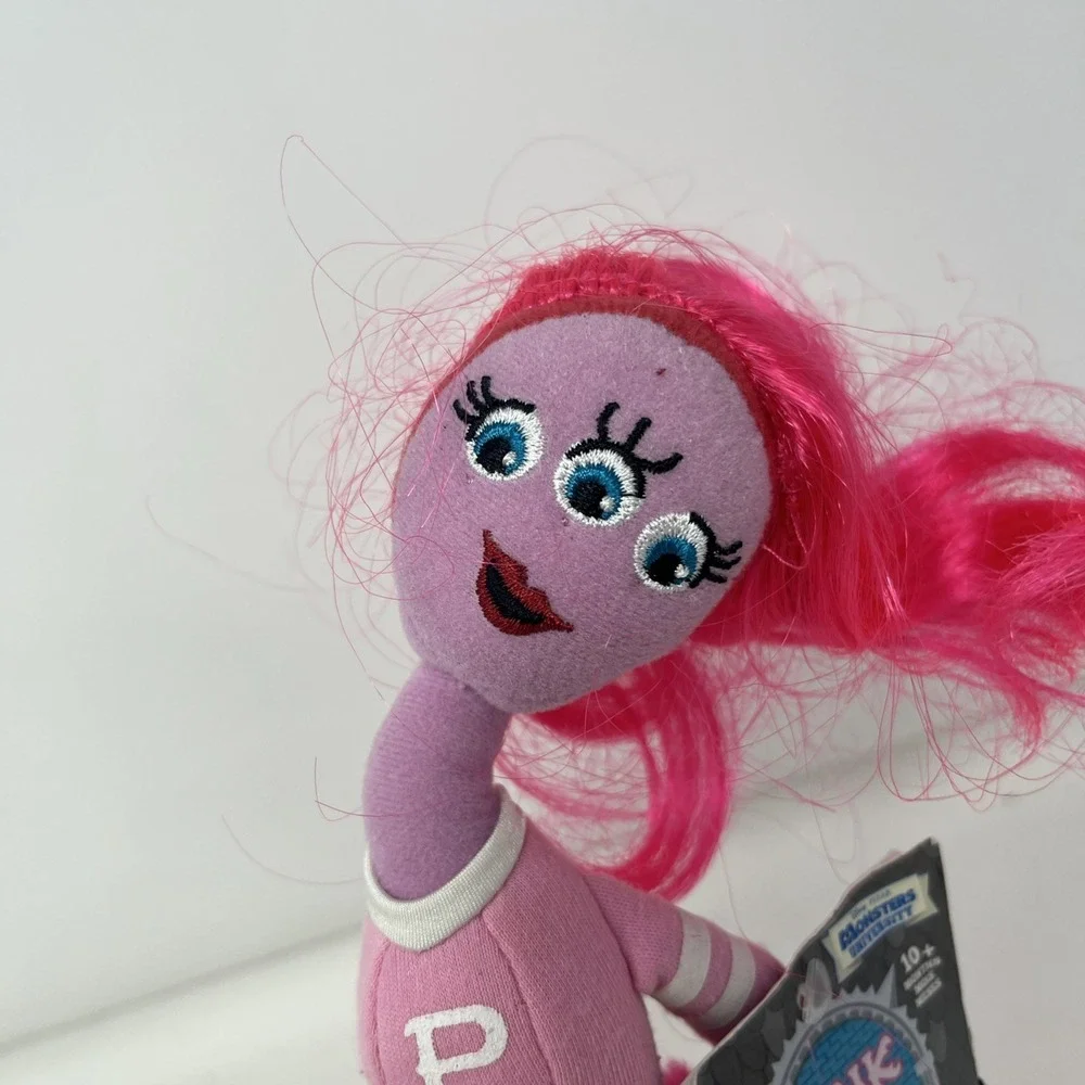 Disney Store Monsters Univsersity PNK Pink Carrie Williams Plush Toy Doll NWT